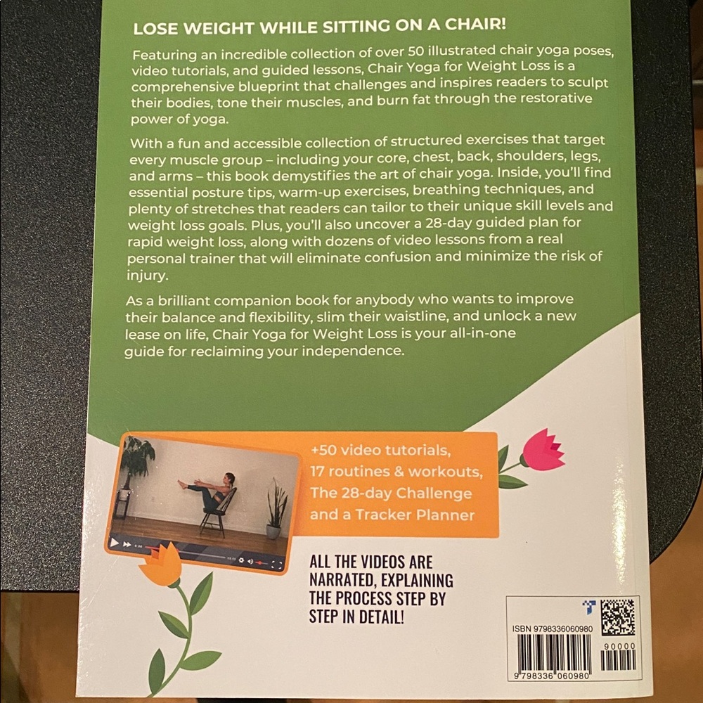 Chair Yoga for Weight Loss Book - Picture 2 of 2